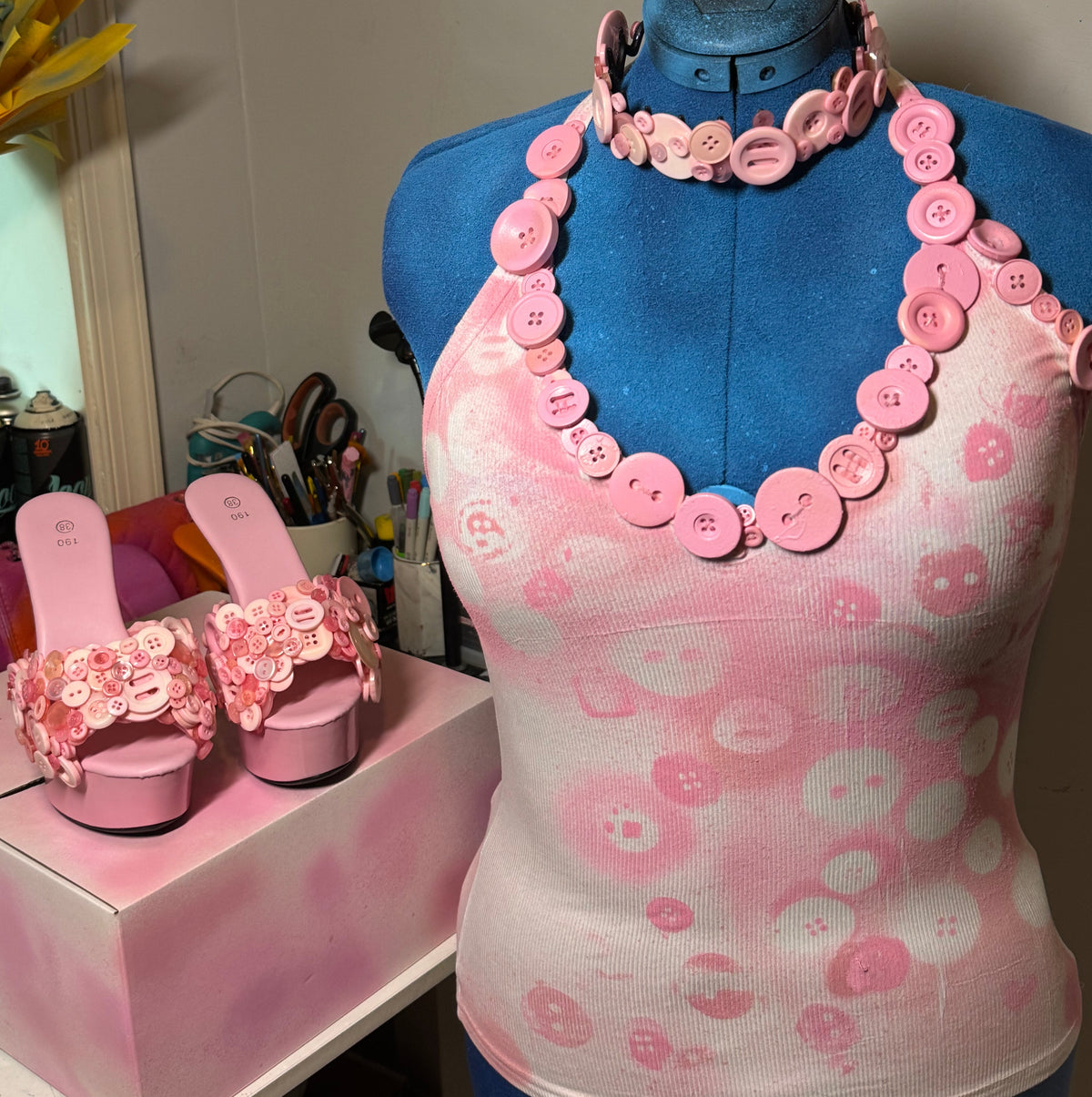 Button Tank Top