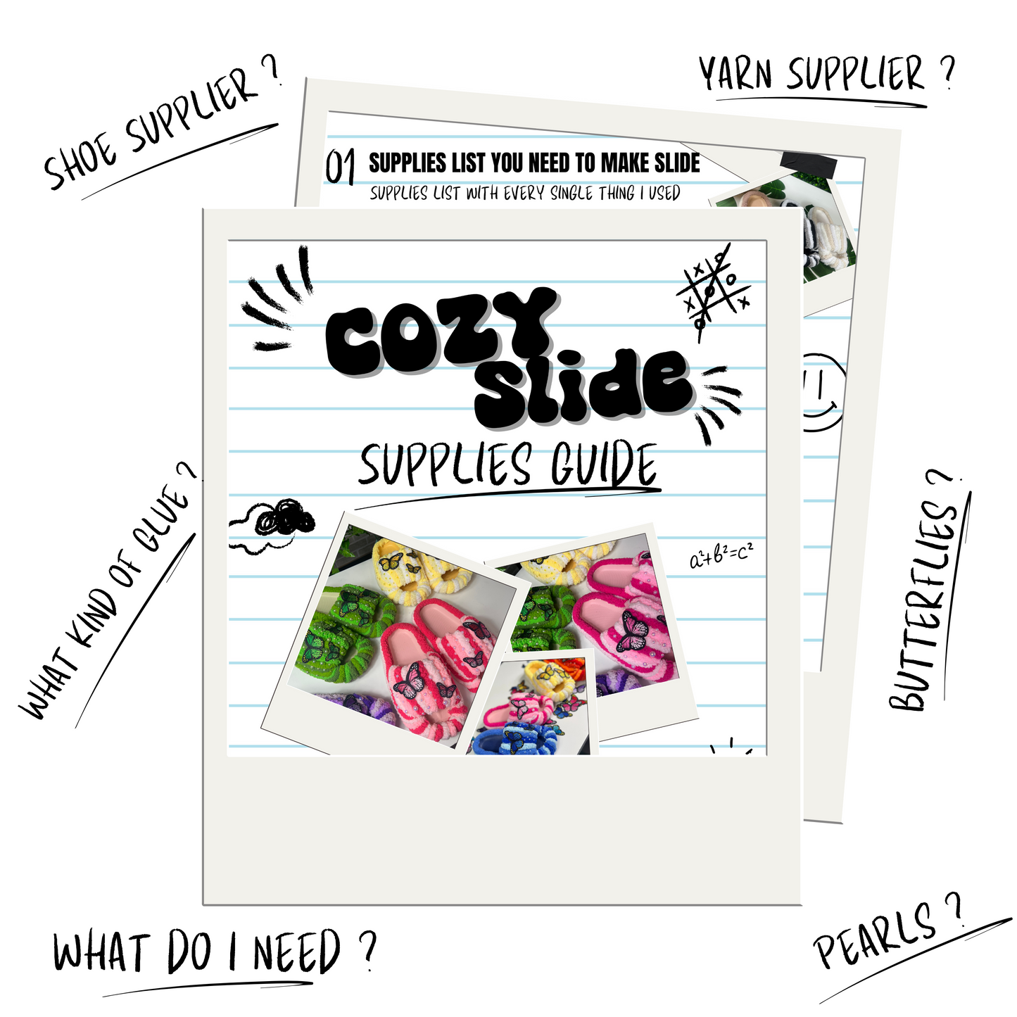 Cozy Slide Supplies Guide | E-Book