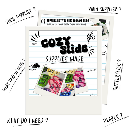 Cozy Slide Supplies Guide | E-Book