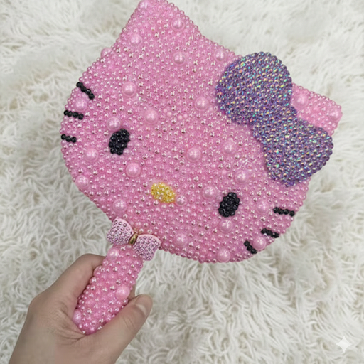 Hello Kitty Hand Held Mirror